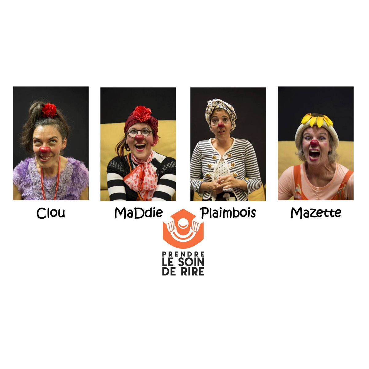 Nos clowns intervenants à l&rsquo;EHPAD de la Barre